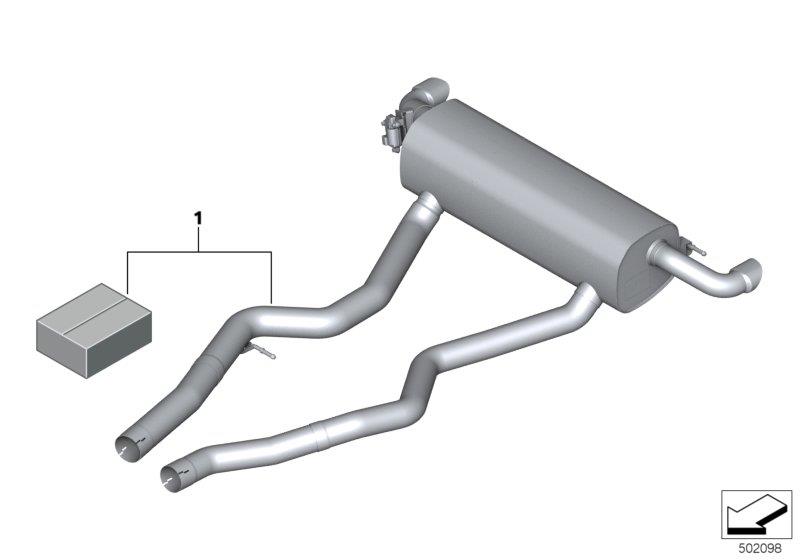 Diagram M Performance Parts for your BMW 540i  