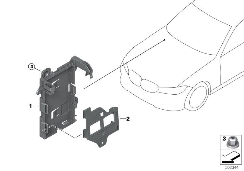 Diagram Holder for Body Domain Controller BDC for your BMW