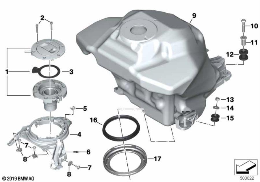 14Fuel tank / mounting fittingshttps://images.simplepart.com/images/parts/BMW/fullsize/503022.jpg