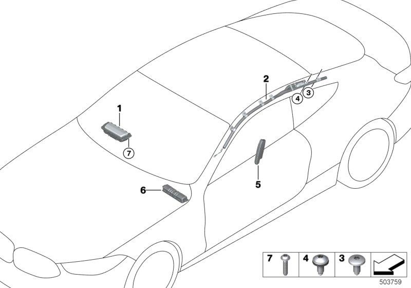 Diagram Airbag for your BMW