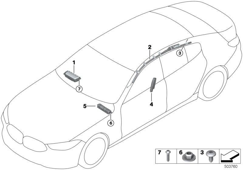 Diagram Airbag for your BMW