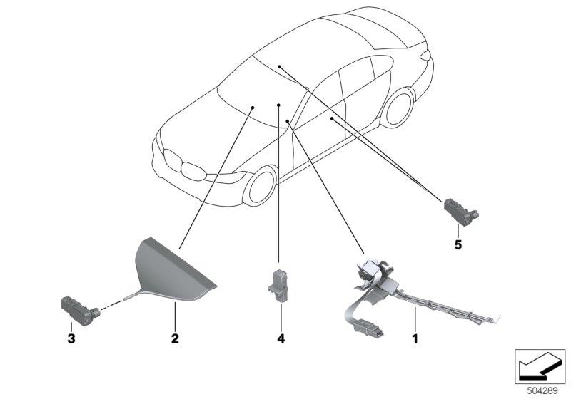 Diagram Fiber-optic conductor, vehicle interior for your 2015 BMW i3 60Ah Rex  