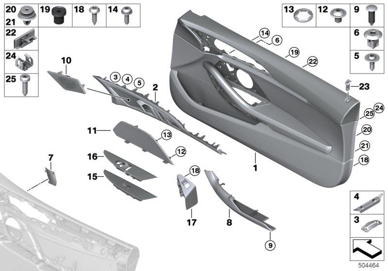 Diagram Door trim panel for your 2023 BMW X3  30eX 