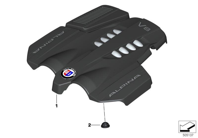 Diagram Engine acoustics for your BMW