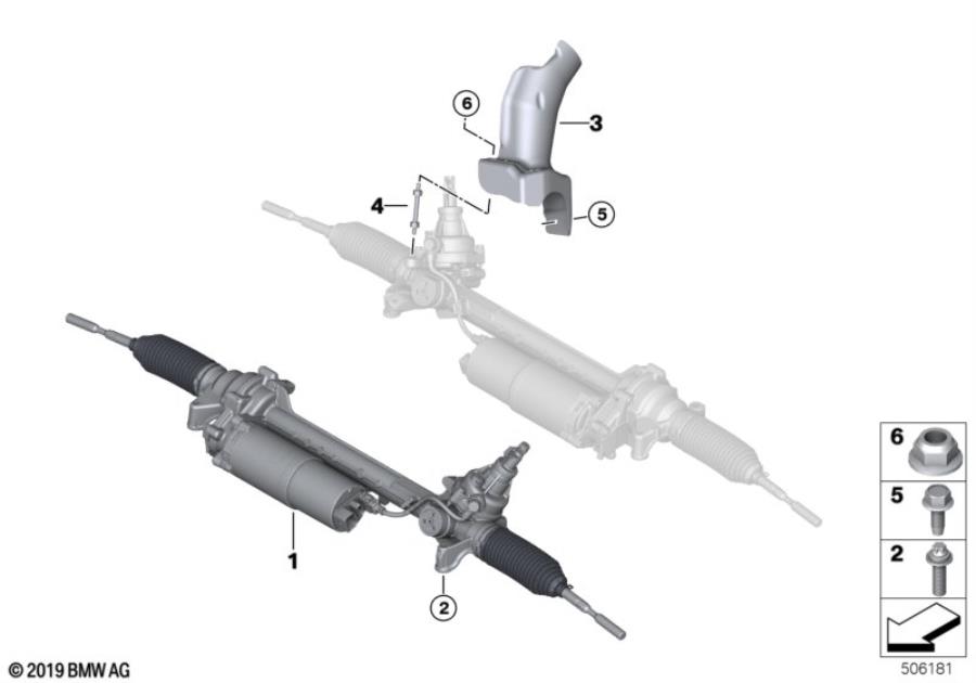 Diagram Electrical steering for your BMW M6  