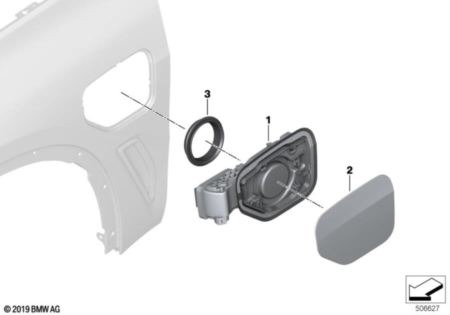 Diagram Charging lid for your 2013 BMW