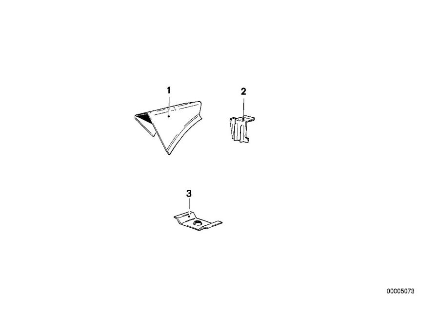 Diagram Front body bracket for your BMW