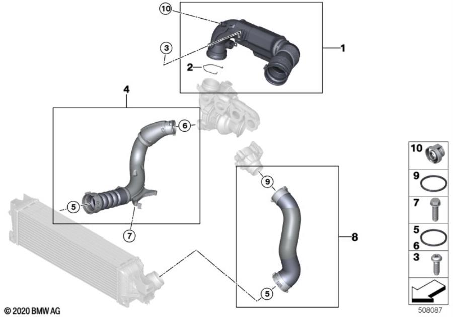 Diagram Air duct for your MINI