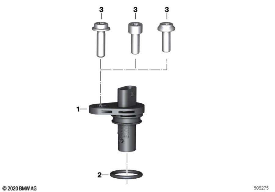 Diagram Crankshaft sensor for your BMW