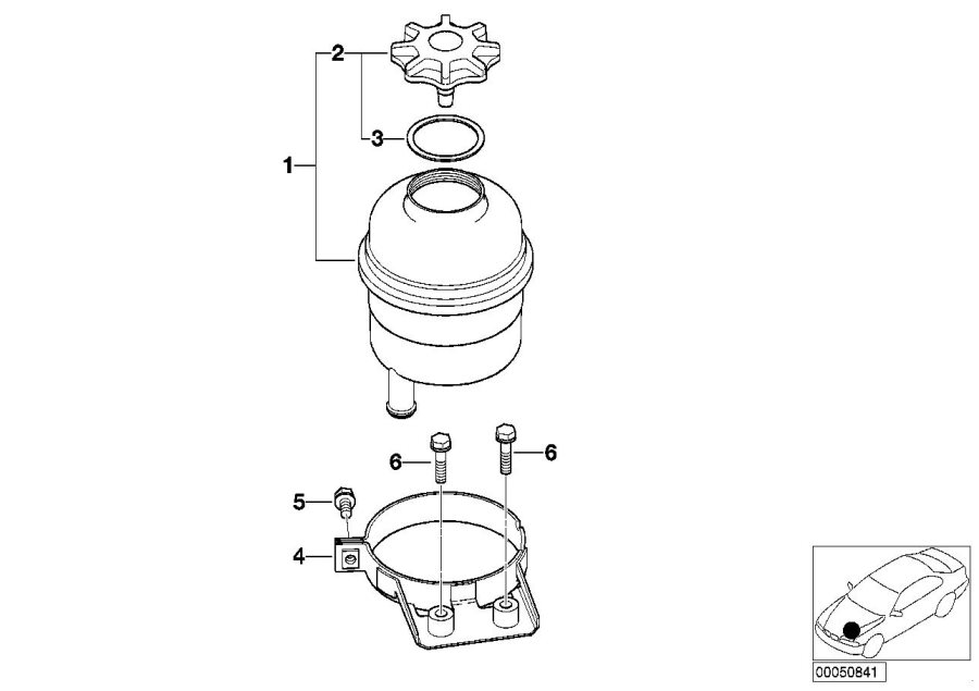 Diagram Oil carrier / Single parts for your BMW M2 CS Racing  