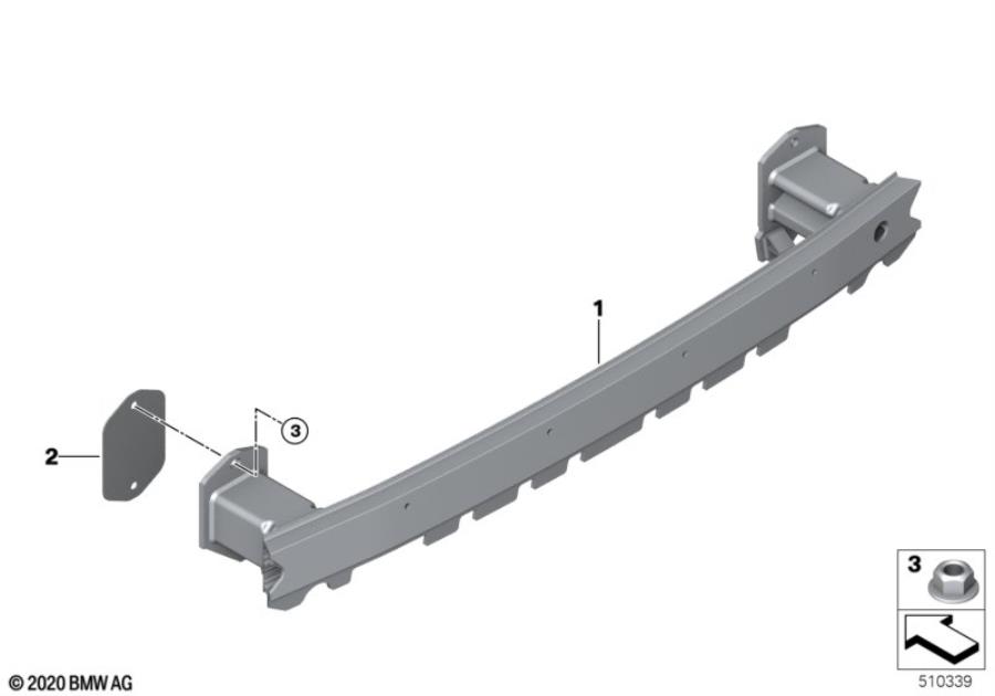 Diagram Carrier, rear for your BMW