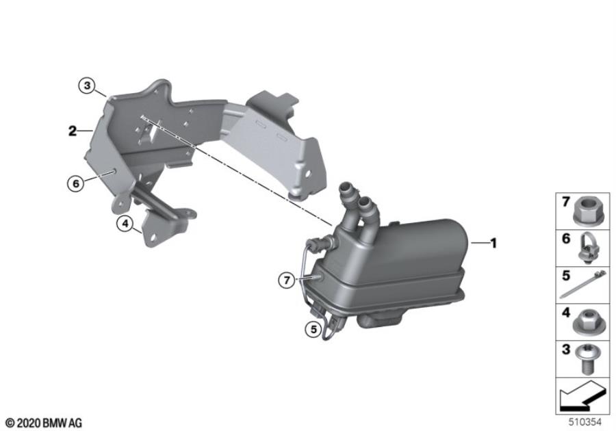 Diagram Electric auxiliary heater for your 2021 BMW M760iX   