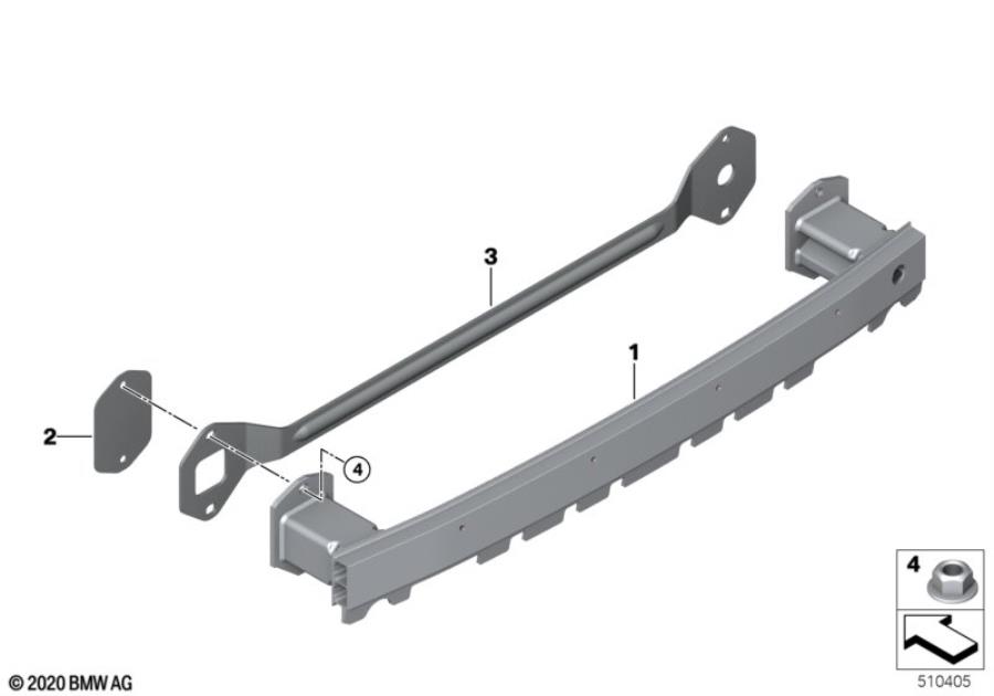 Diagram Carrier, rear for your BMW