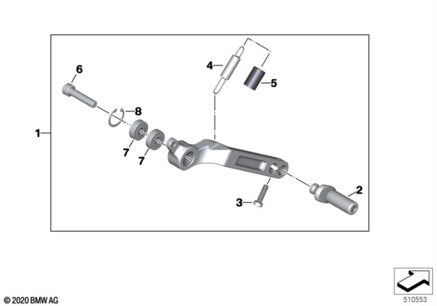 Diagram Brake pedal for your BMW