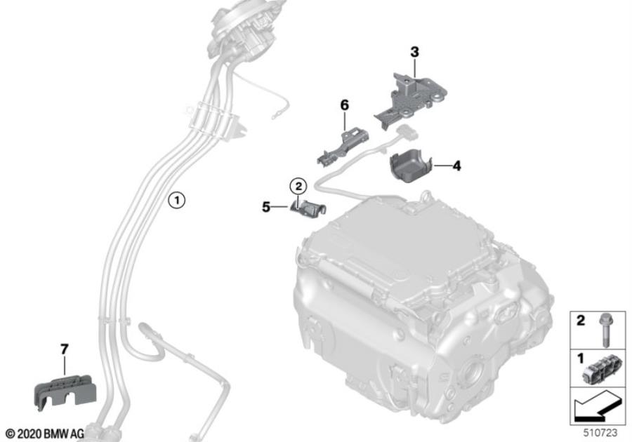 Diagram Mounting parts for your BMW