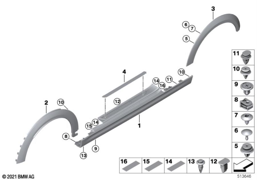 Diagram Black Band for your MINI