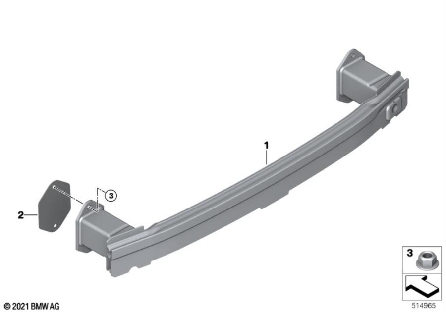 Diagram Carrier, rear for your BMW