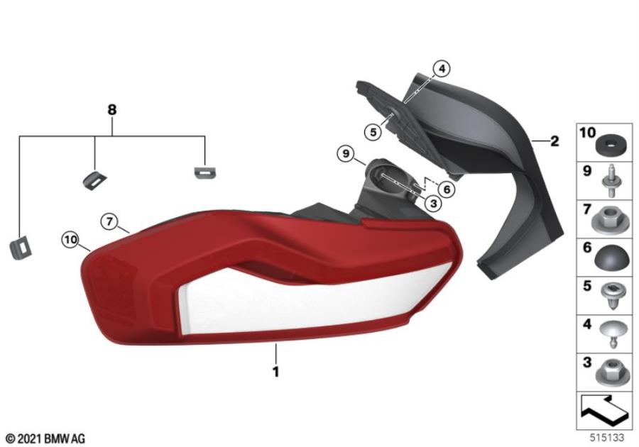 Diagram Rear light for your BMW