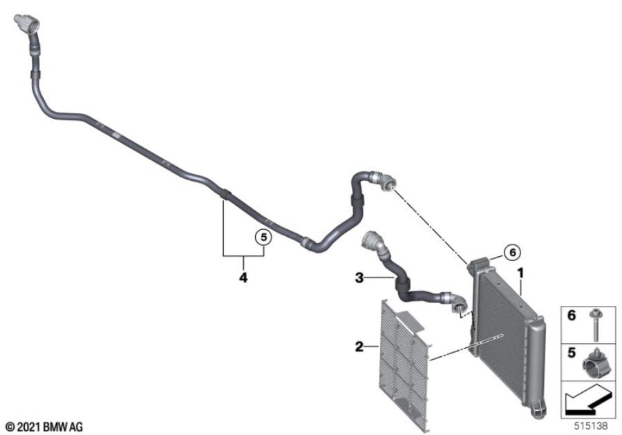 Diagram Remote radiator for your 2023 BMW Z4   