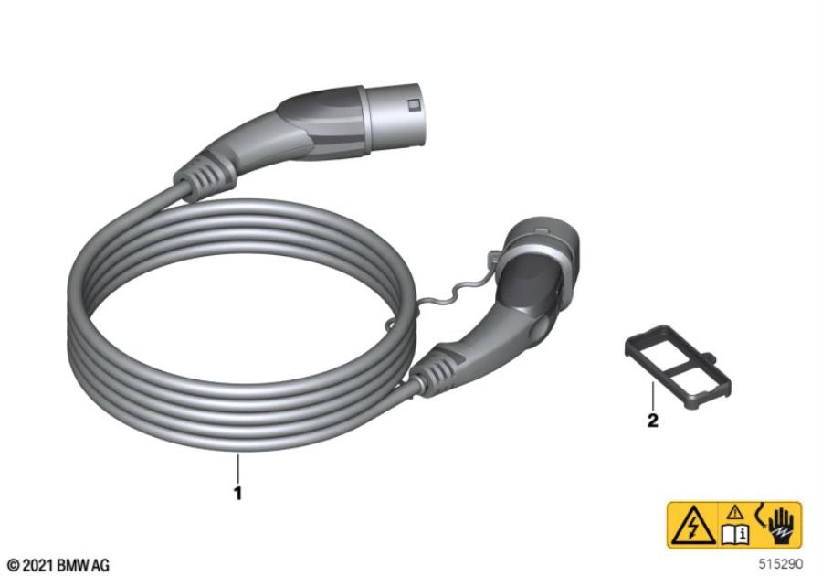 Diagram Charging cable for your 2022 BMW iX  xDrive40 