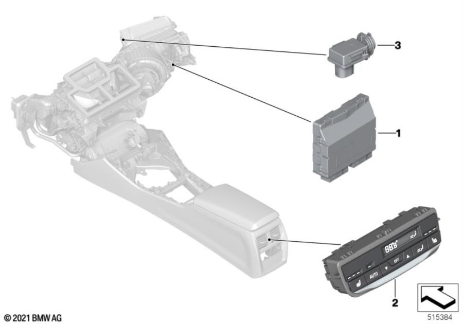 Diagram Air Conditioning Control for your BMW