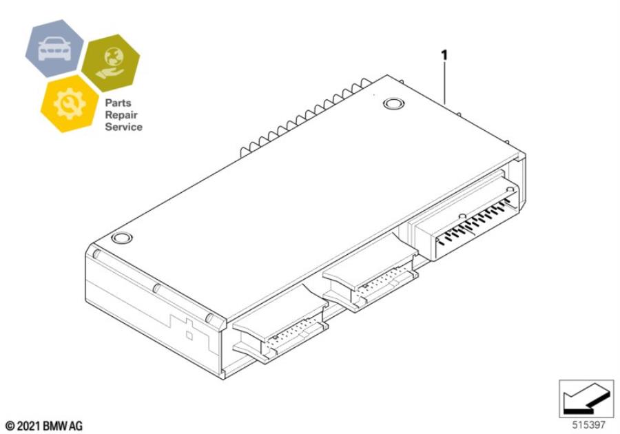 Diagram Parts Repair Service footwell module for your 2022 BMW X6   