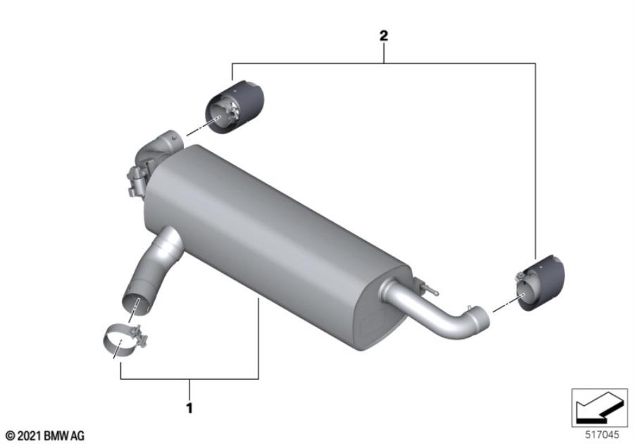 Diagram M Performance Parts for your 2002 BMW 330i   