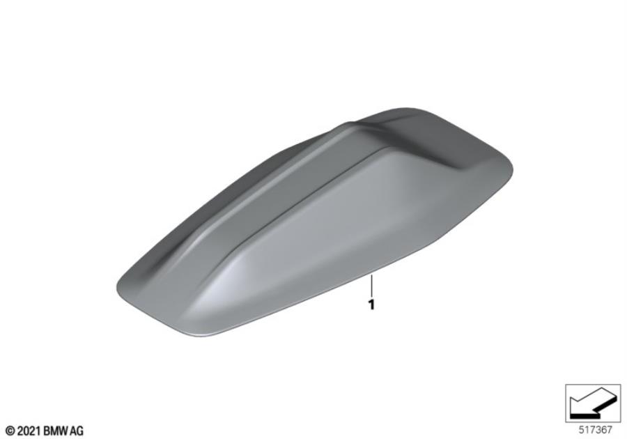 Diagram M Performance Parts antenna cover for your 1995 BMW