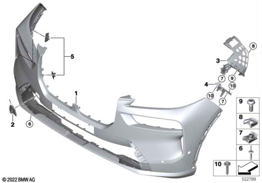 Diagram Trim cover, front for your 2015 BMW M6   