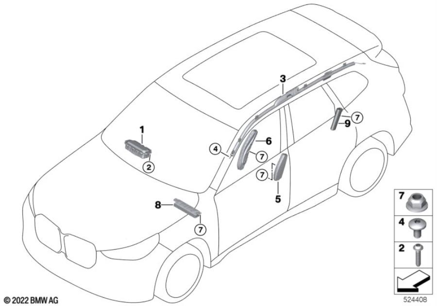 Diagram Airbag for your 1988 BMW M6   