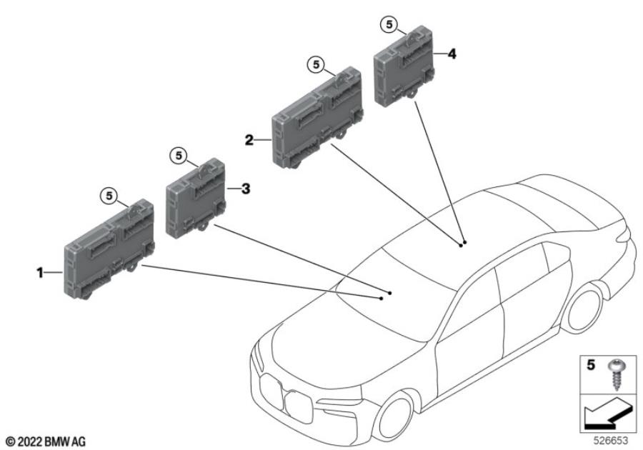 Diagram Control unit door passenger"s side for your 2014 BMW M6   