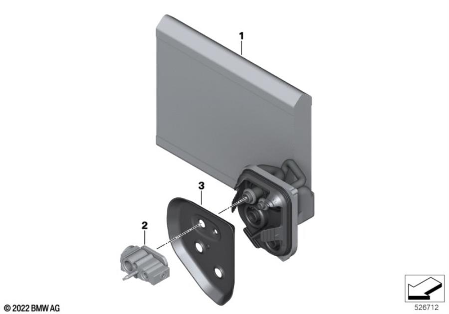 Diagram Evaporator / Expansion valve for your BMW M6  