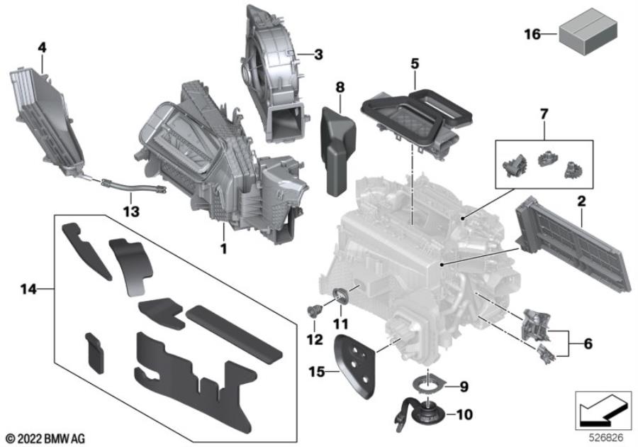 Diagram Housing parts for your 1988 BMW M6   