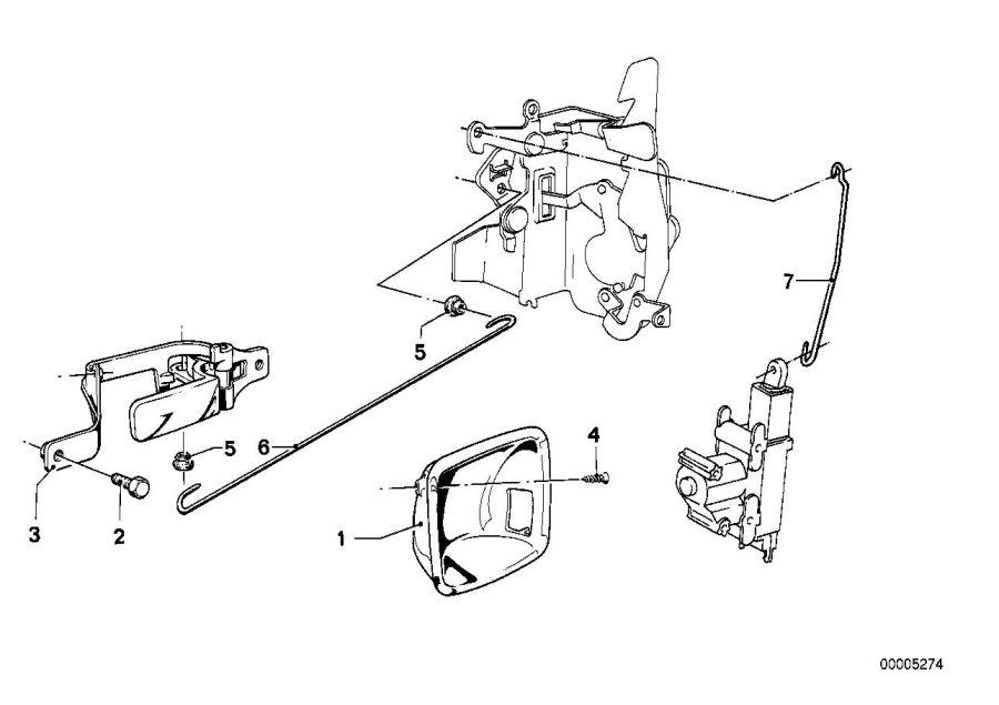 Diagram FRONT DOOR CONTROL/DOOR LOCK for your 2008 BMW 328i   