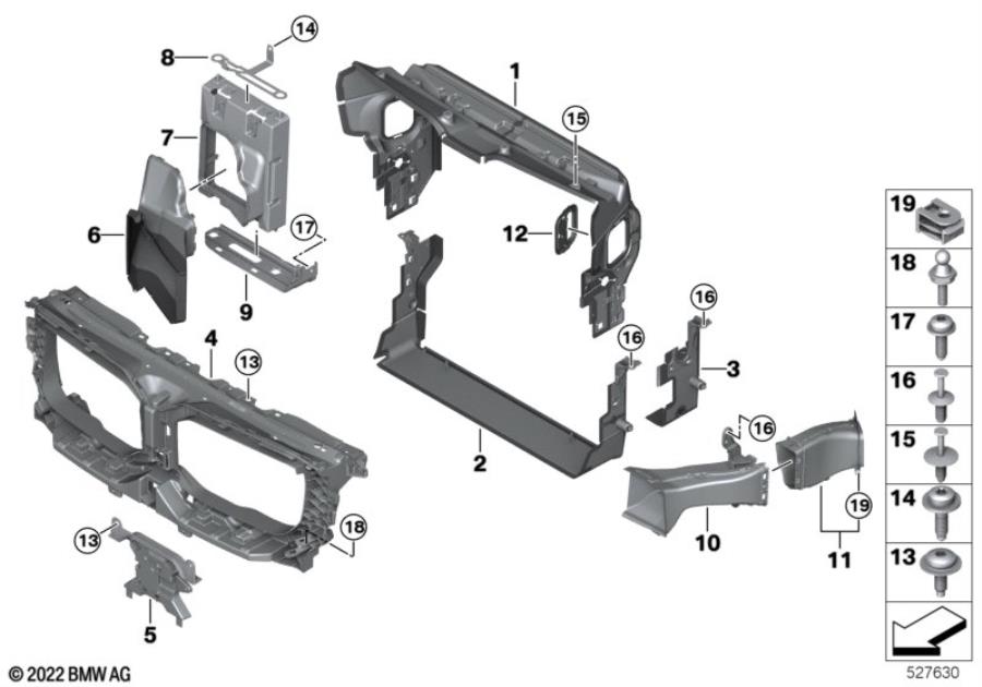 Diagram Air ducts for your 2018 BMW X2   