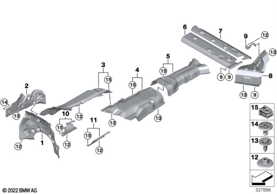 Diagram Heat insulation for your 2006 BMW M6   