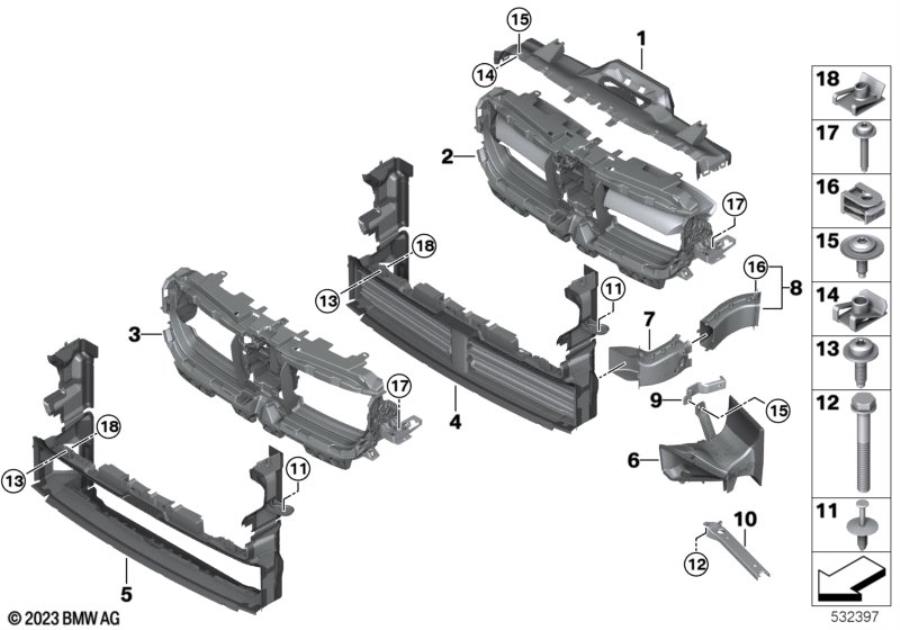 Diagram Air ducts for your 2007 BMW M6   