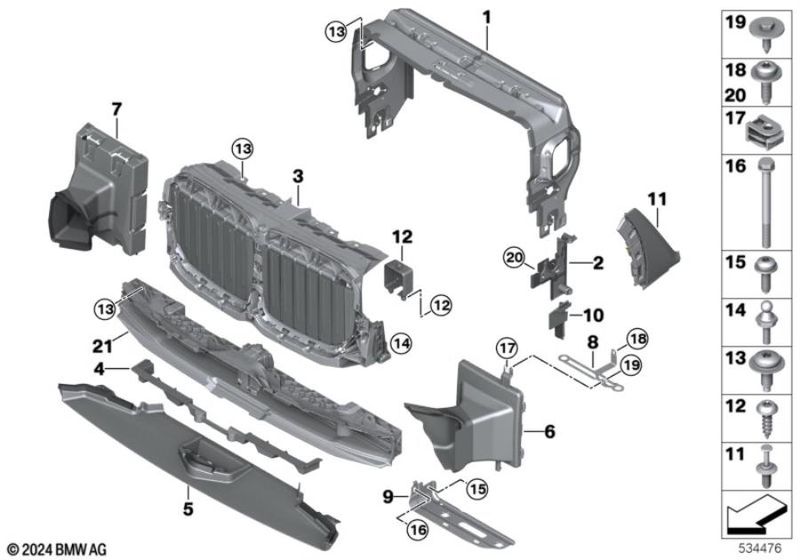 Diagram Air ducts for your 2018 BMW X2 28iX  