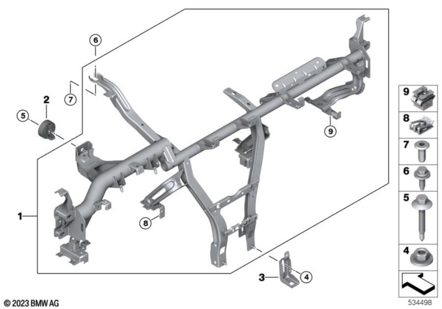 Diagram Carrier instrument panel for your MINI