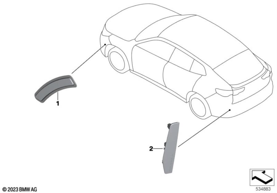 Diagram Reflector for your BMW