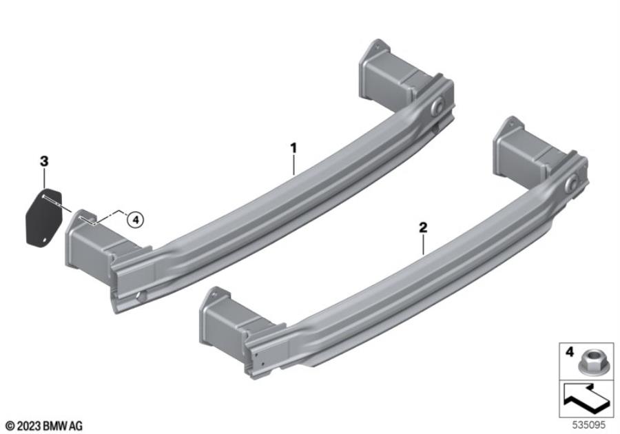 Diagram Carrier, rear for your BMW