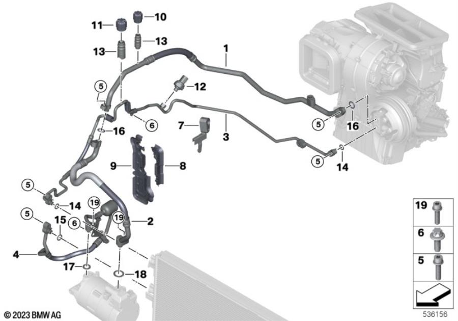 Diagram Coolant lines for your MINI