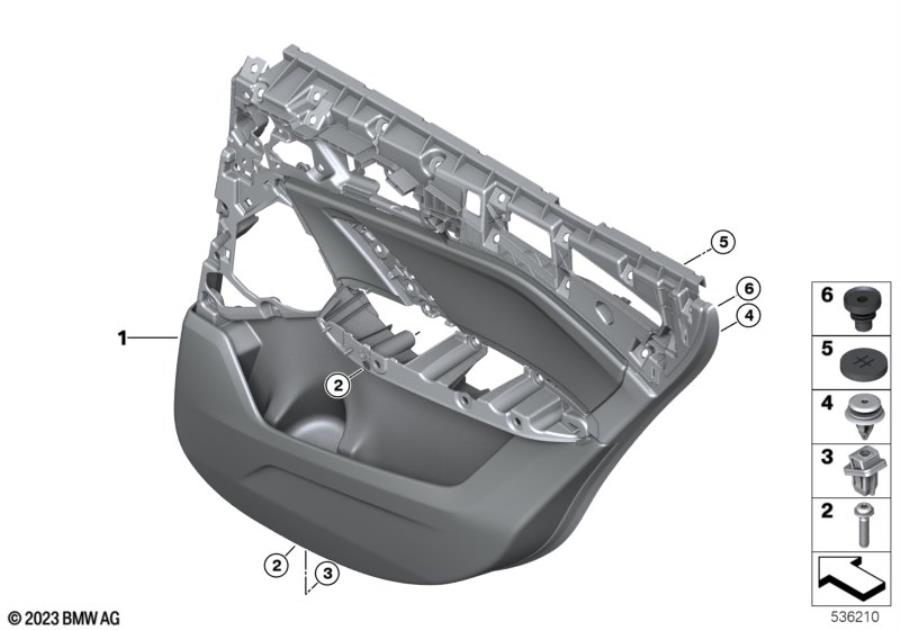 Diagram Door trim, rear for your 2018 BMW X2   