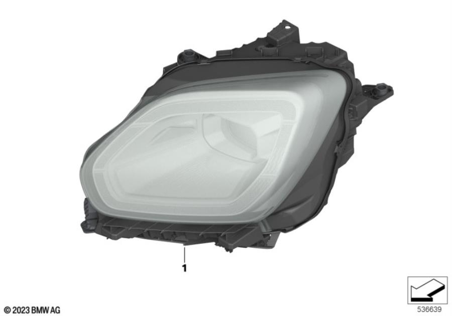 Full size assembly image of Headlight (1/1)