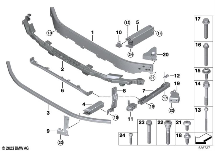 Diagram Carrier, front for your MINI