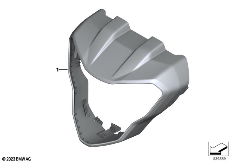 Full size assembly image of Headlight cover (1/1)