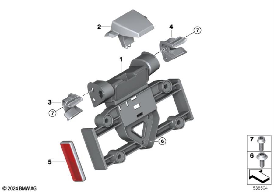 05License plate bracket US / reflectorshttps://images.simplepart.com/images/parts/BMW/fullsize/538504.jpg
