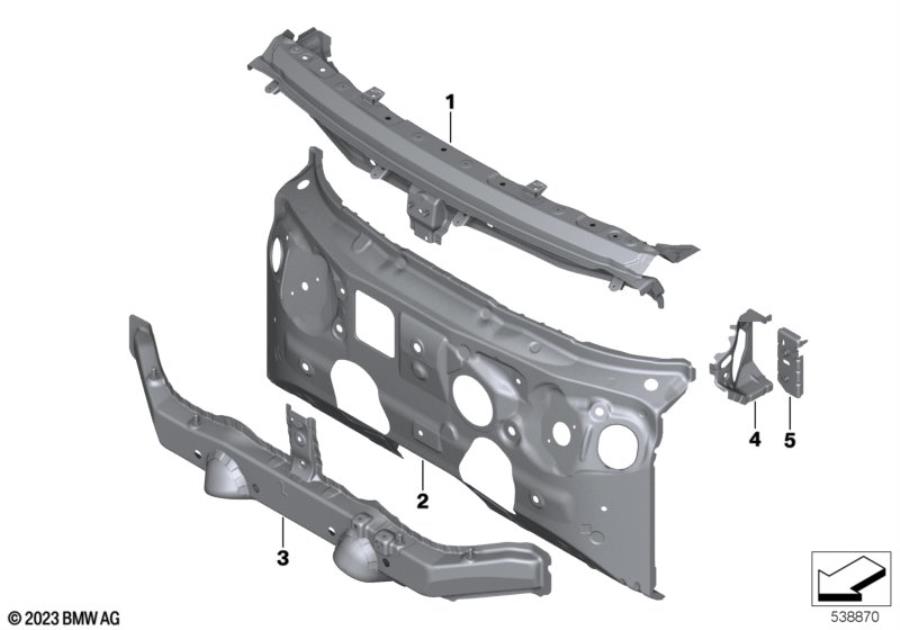 Diagram Splash wall parts for your 2015 BMW M6   