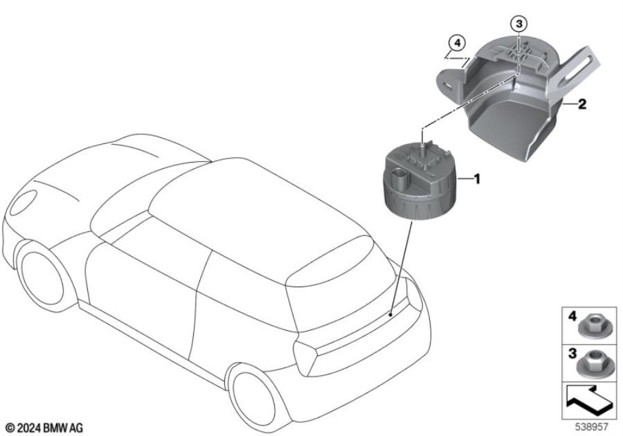 Diagram Alarm systems for your MINI