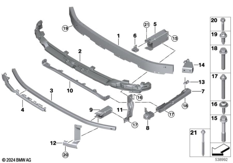 Diagram Carrier, front for your MINI